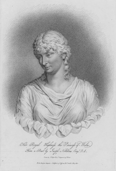 Queen Caroline, Consort of King George IV, when Princess of Wales by Thomas Blood